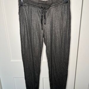 UGG Seranna Gray Metallic Joggers NWT